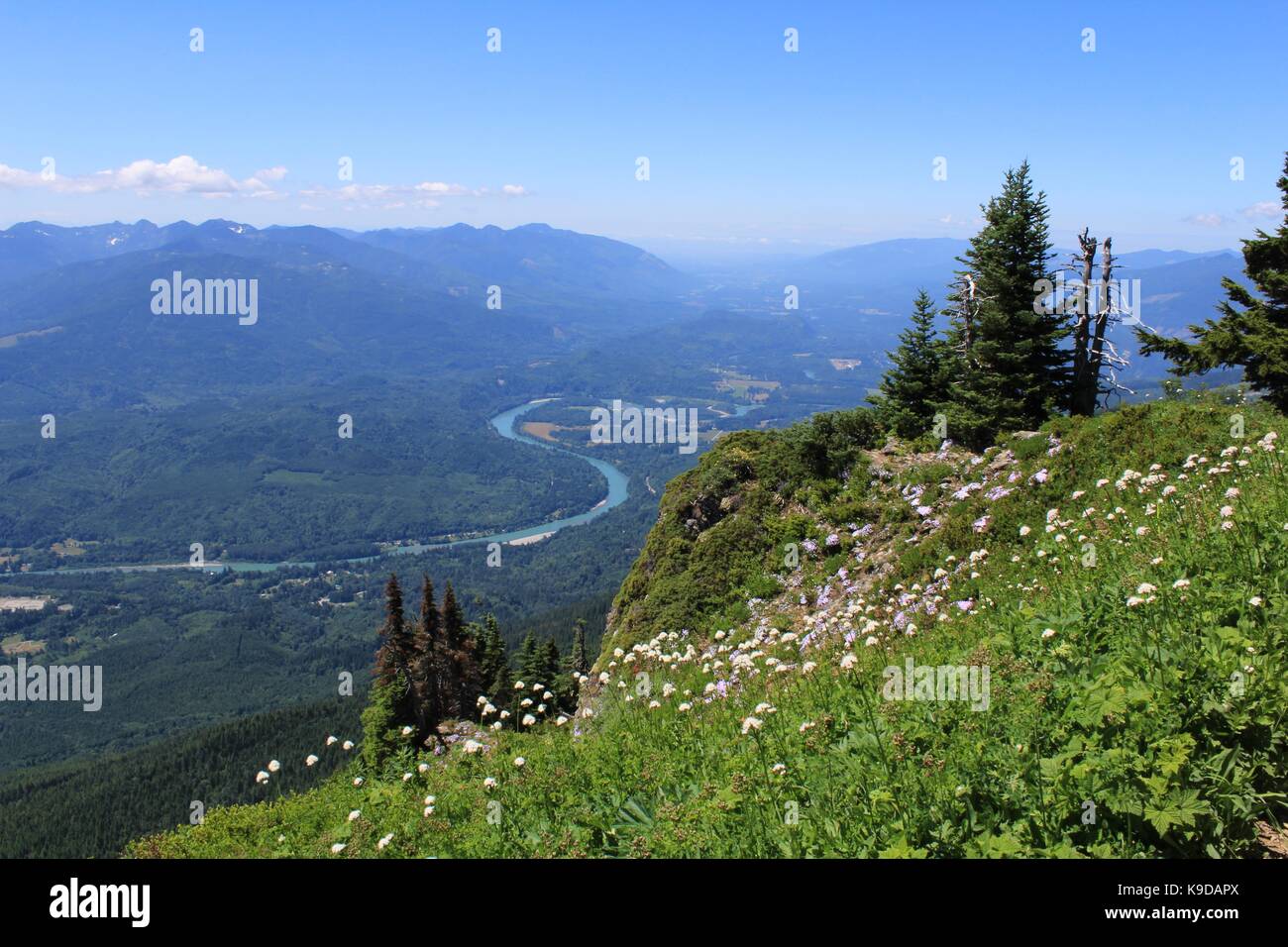 Sauk montagna in estate Foto Stock