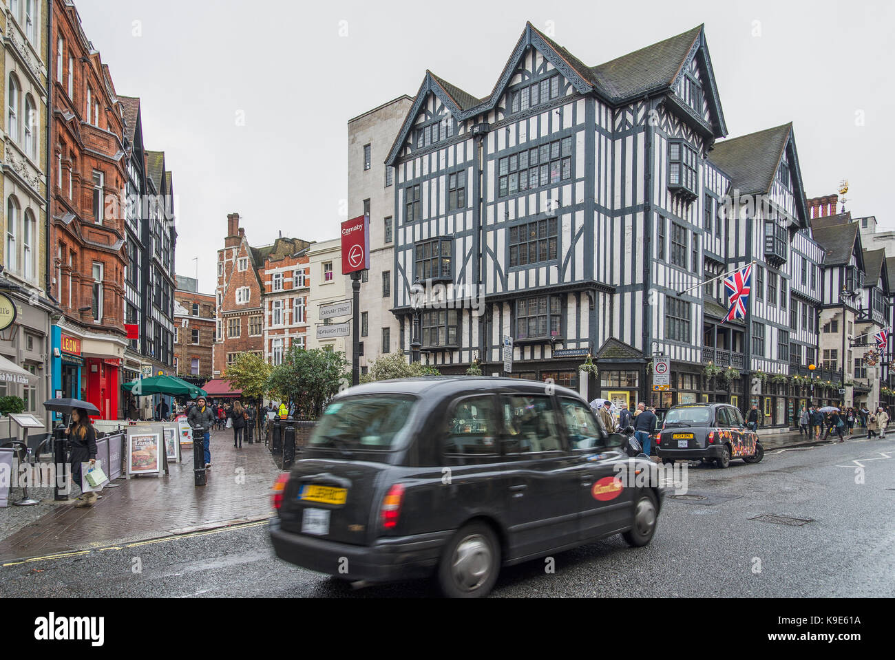 Liberty, Soho, Great Marlborough Street, Londra, Gran Bretagna Foto Stock