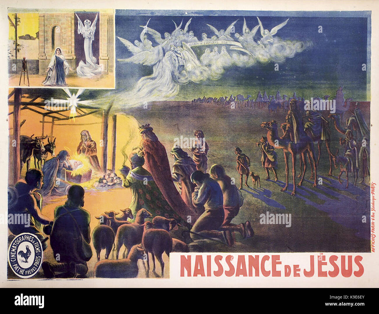 Naissance de Gesù da Candido Faria Foto Stock