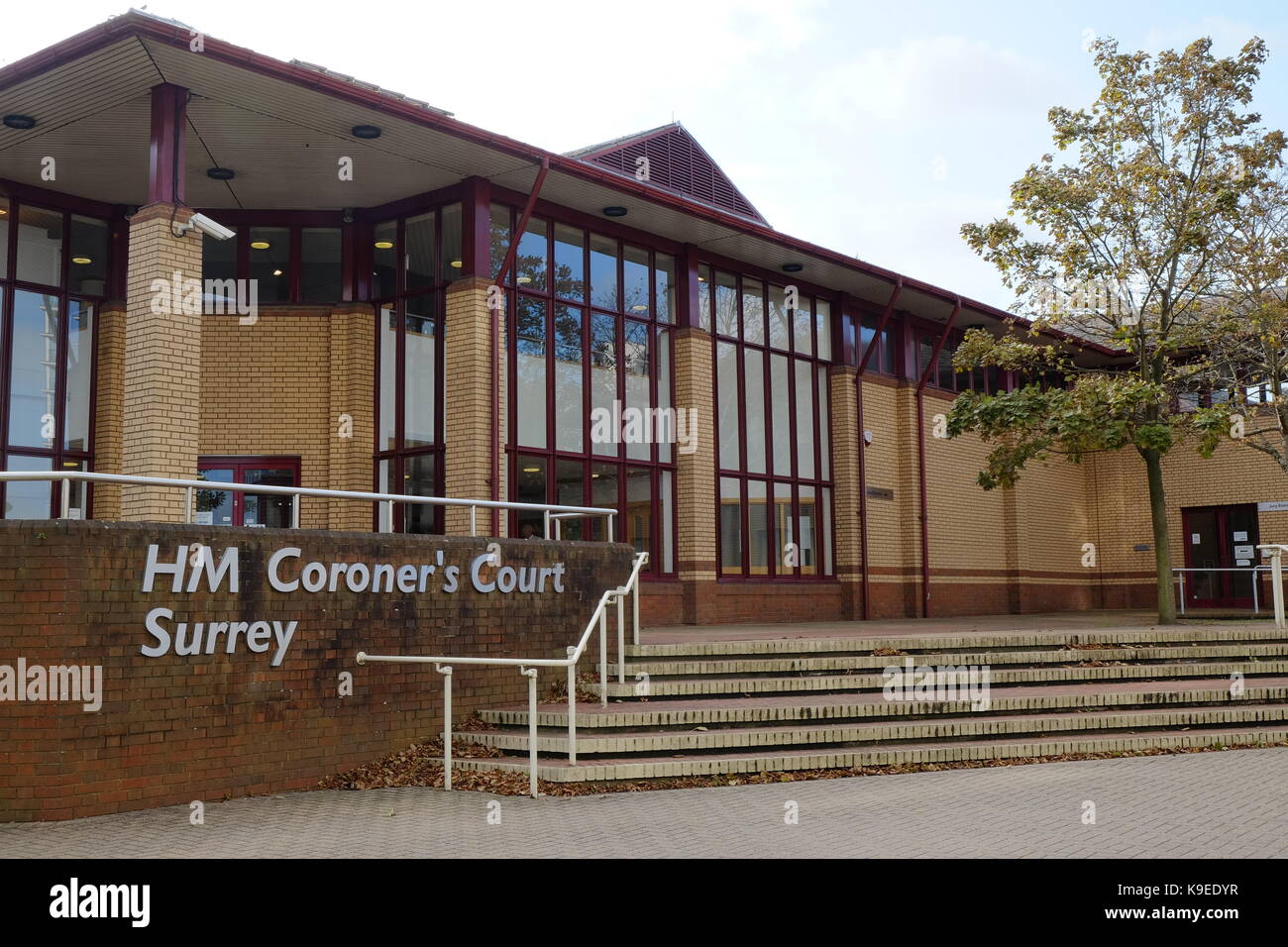 HM Coroner's Court Surrey Foto Stock