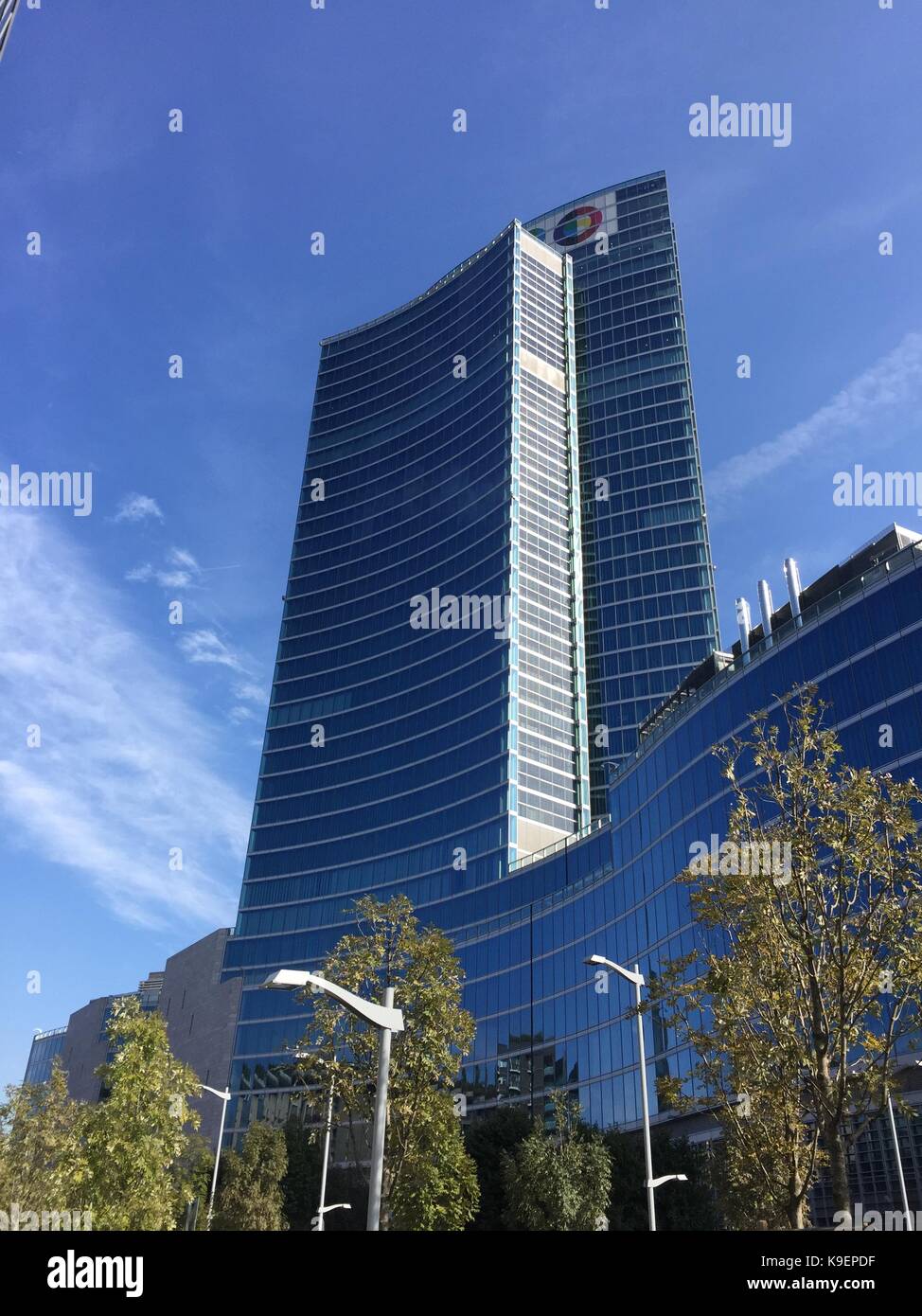 Palazzo Lombardia, Milano, porta nuova grattacielo, regione Lombardia, sede del consiglio regionale della Lombardia Foto Stock