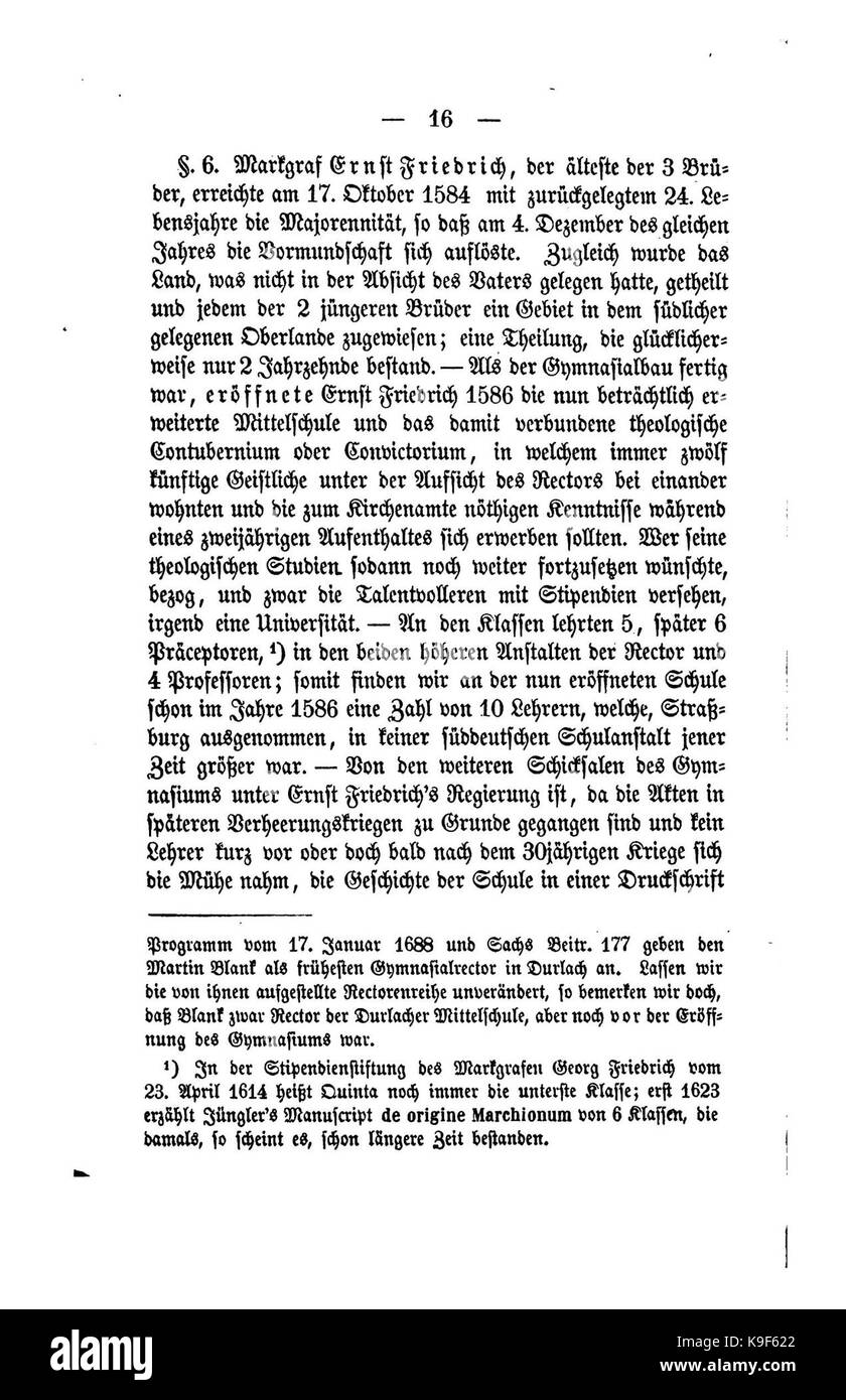 Mittelschule Durlach (Vierordt) 016 Foto Stock