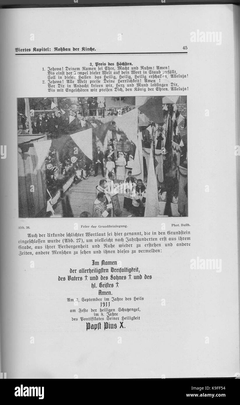 Di ST Marien 1913 45 Foto Stock