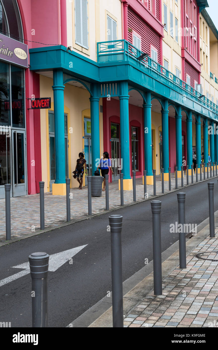 Fort-de-France, Martinica. Scena di strada. Foto Stock