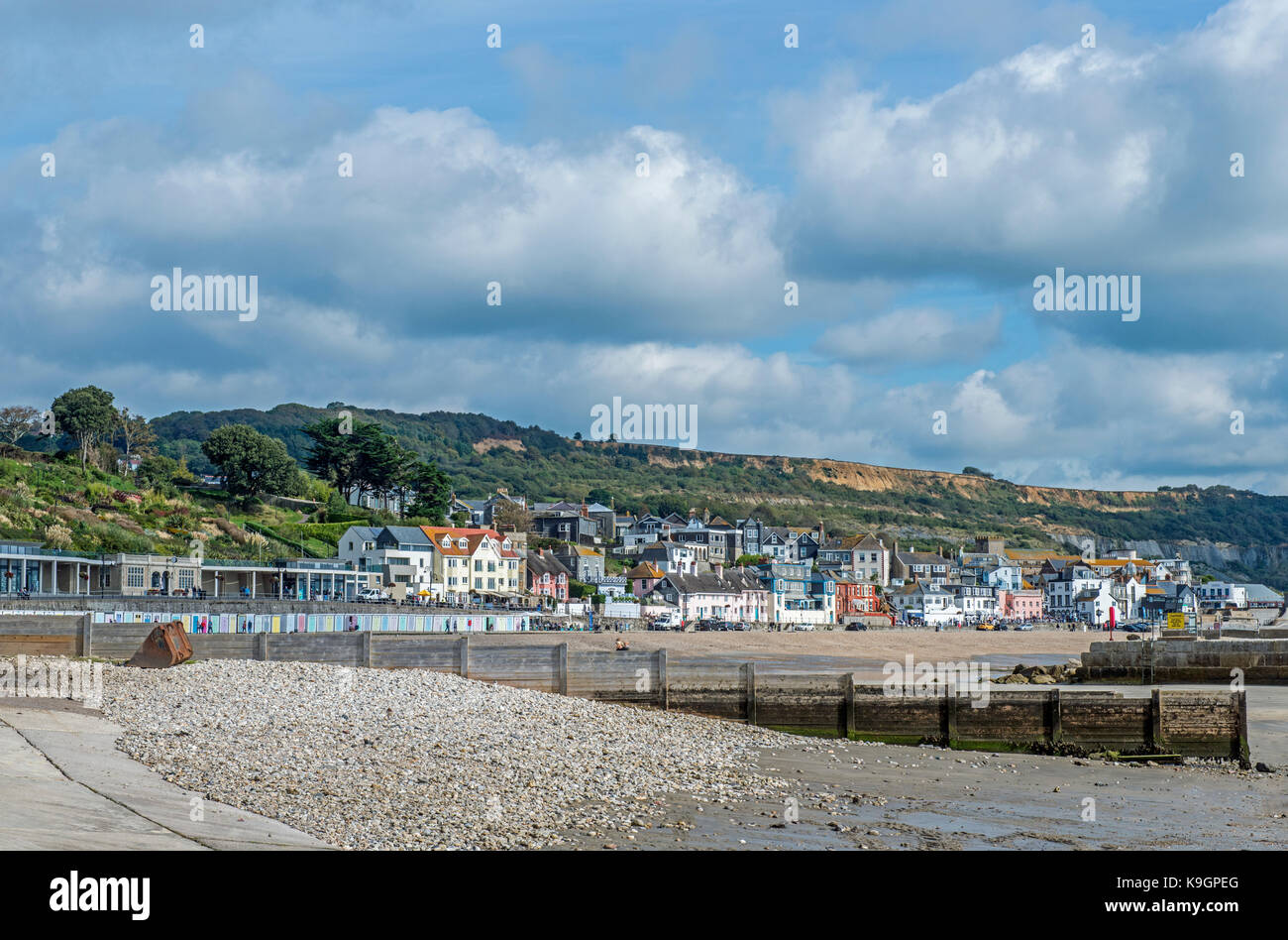 Lyme Regis, città costiera nel Dorset sud dell'inghilterra Foto Stock