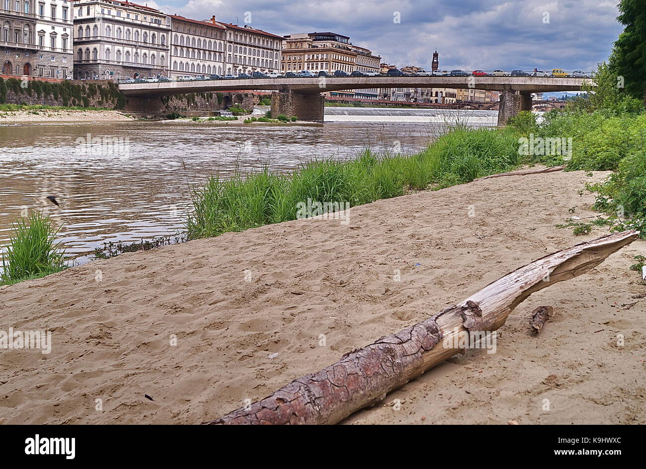 Amerigo Vespucci bridge Firenze Italia Foto Stock