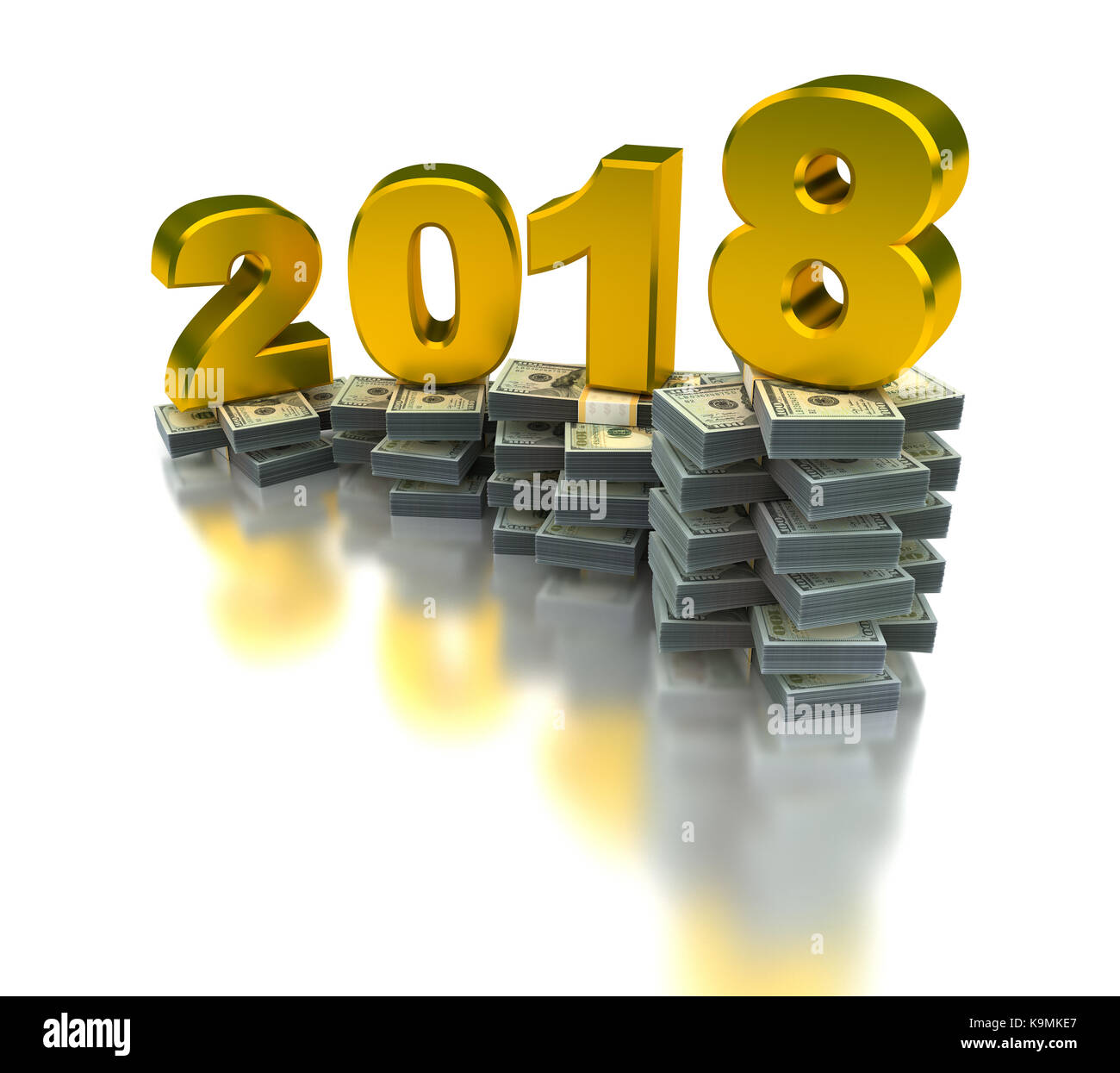 Economia in crescita 2018 Foto Stock