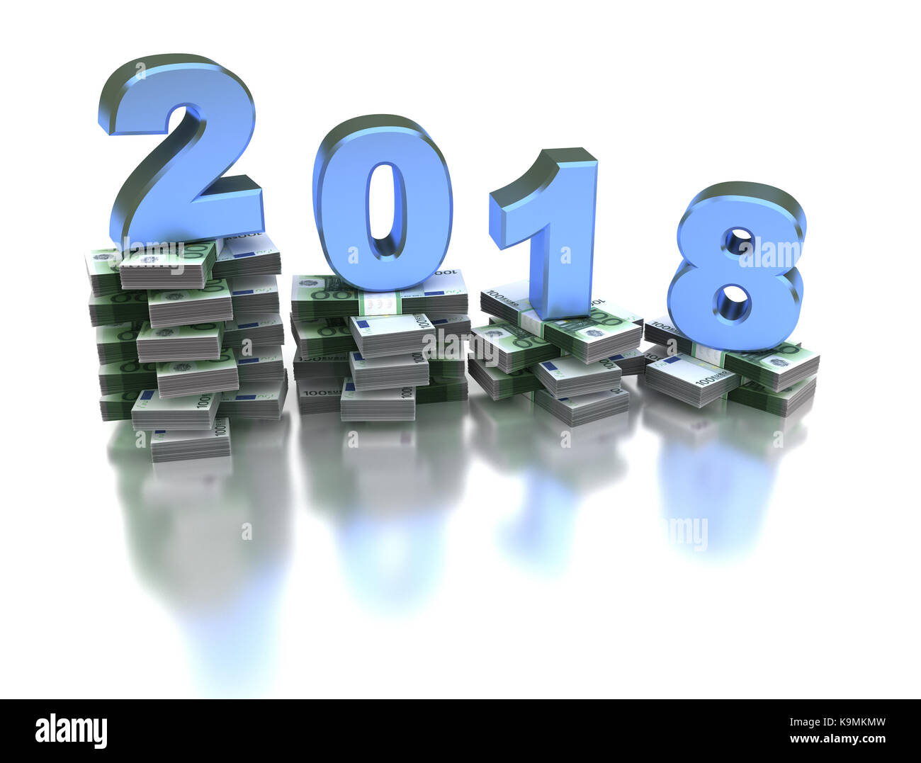 Cattiva economia europea 2018 Foto Stock