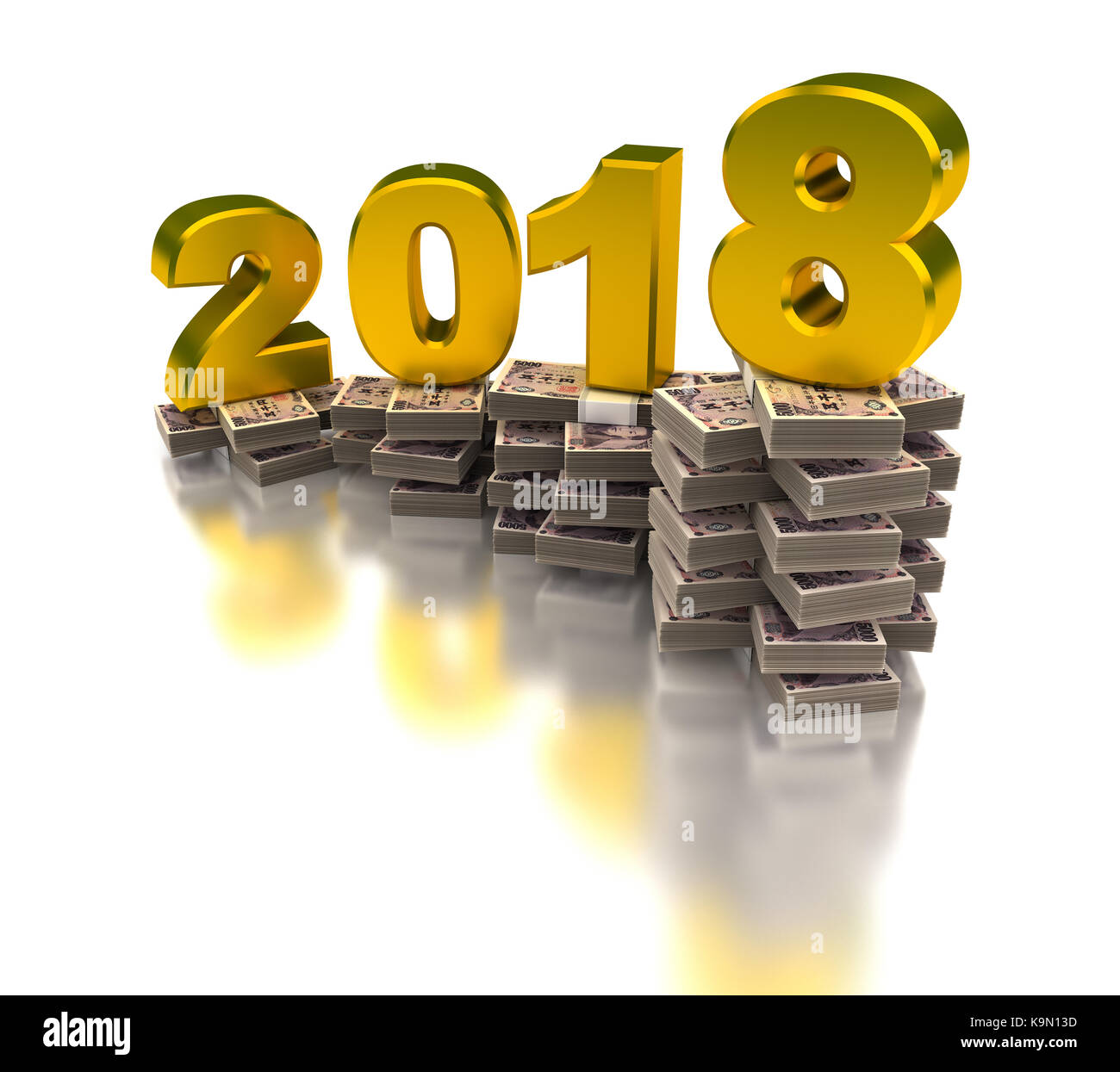 Crescente economia giapponese 2018 Foto Stock