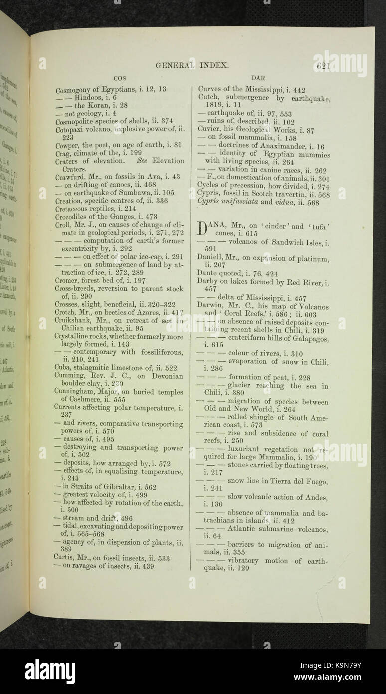 Principi di geologia (pagina 621) BHL34391311 Foto Stock