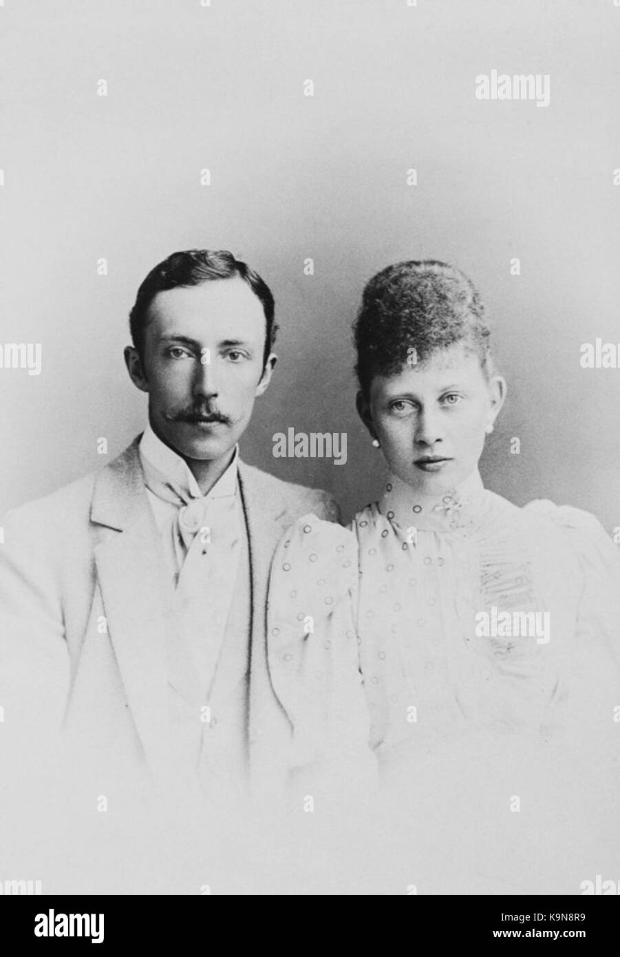 La principessa Margaret e il Principe Federico Carlo di Assia Foto Stock