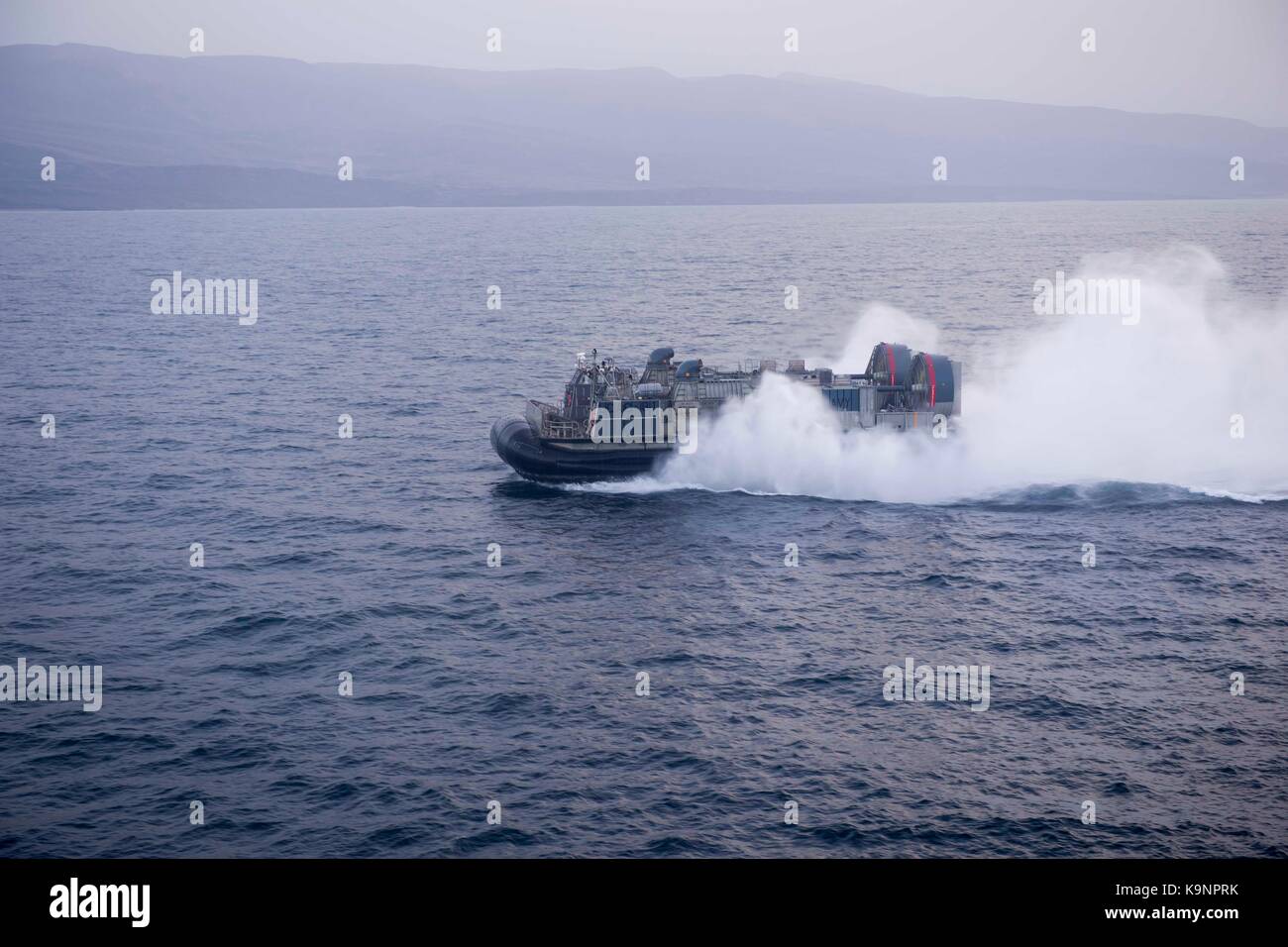 Landing Craft Air Cushion (LCAC) Foto Stock