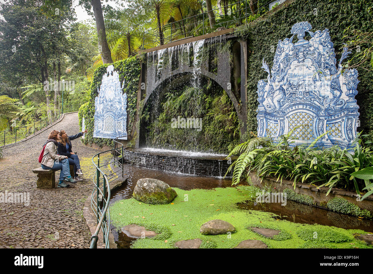 Monte Palace Giardino tropicale, Madeira, Portogallo Foto Stock