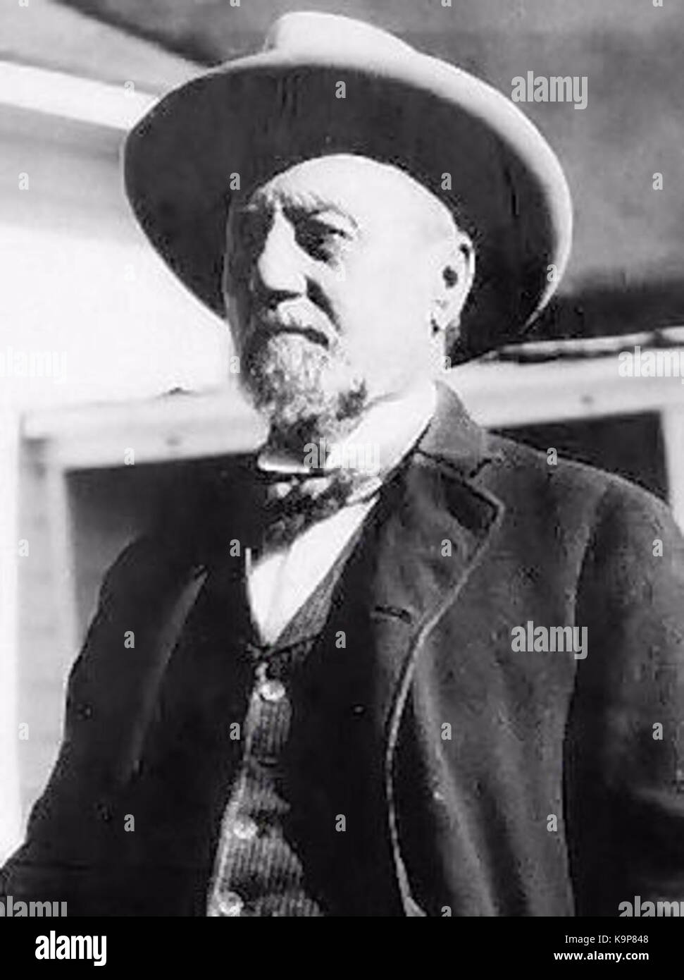 Il Rancher Henry C Hooker ritoccate ritagliato Foto Stock