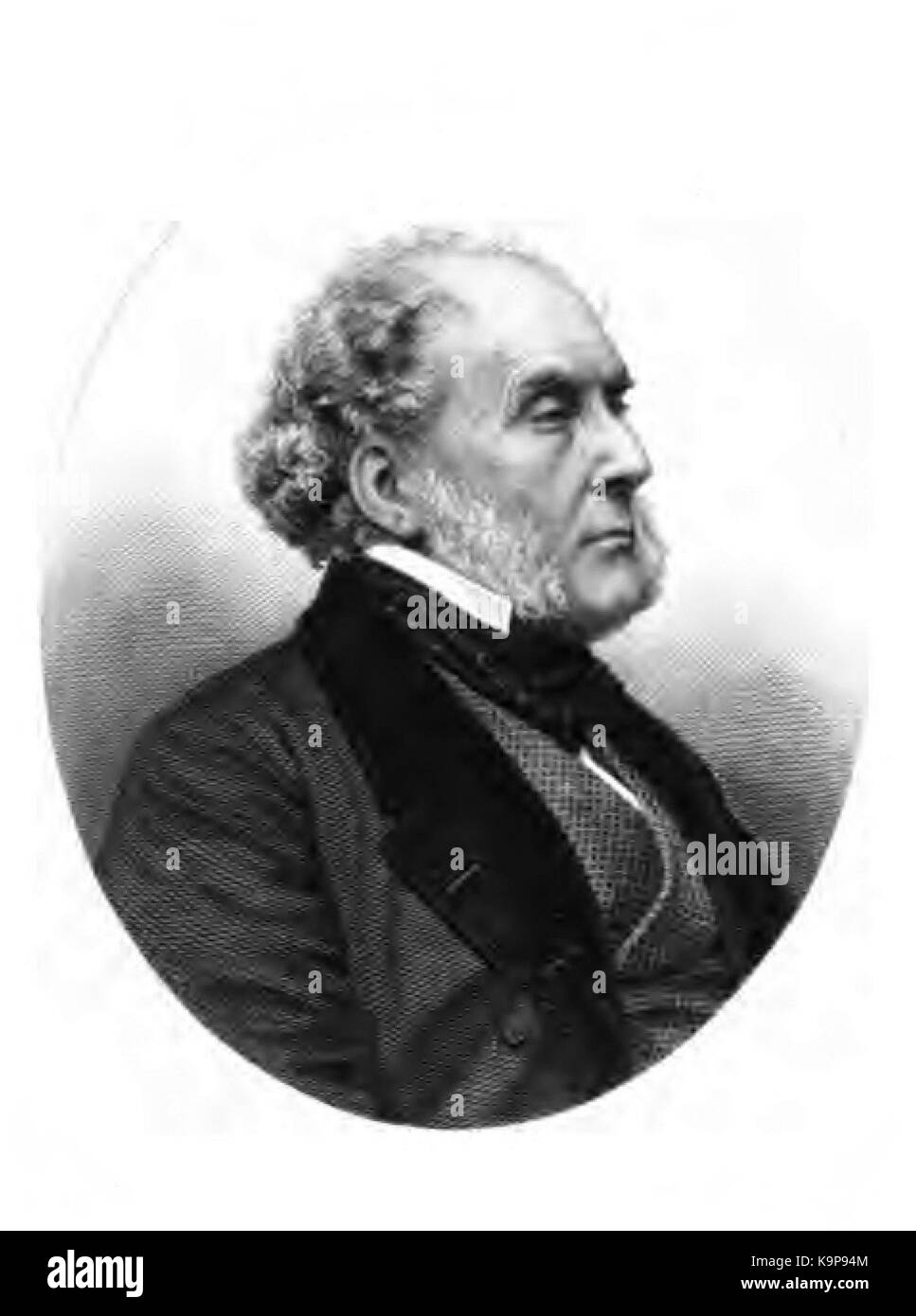 Un ritratto di Sir Archibald Alison, i baronetto, un importante storico e scrittore scozzese. Noto per le sue opere sulla storia e la sua influenza nei circoli intellettuali della Scozia del XIX secolo. Foto Stock