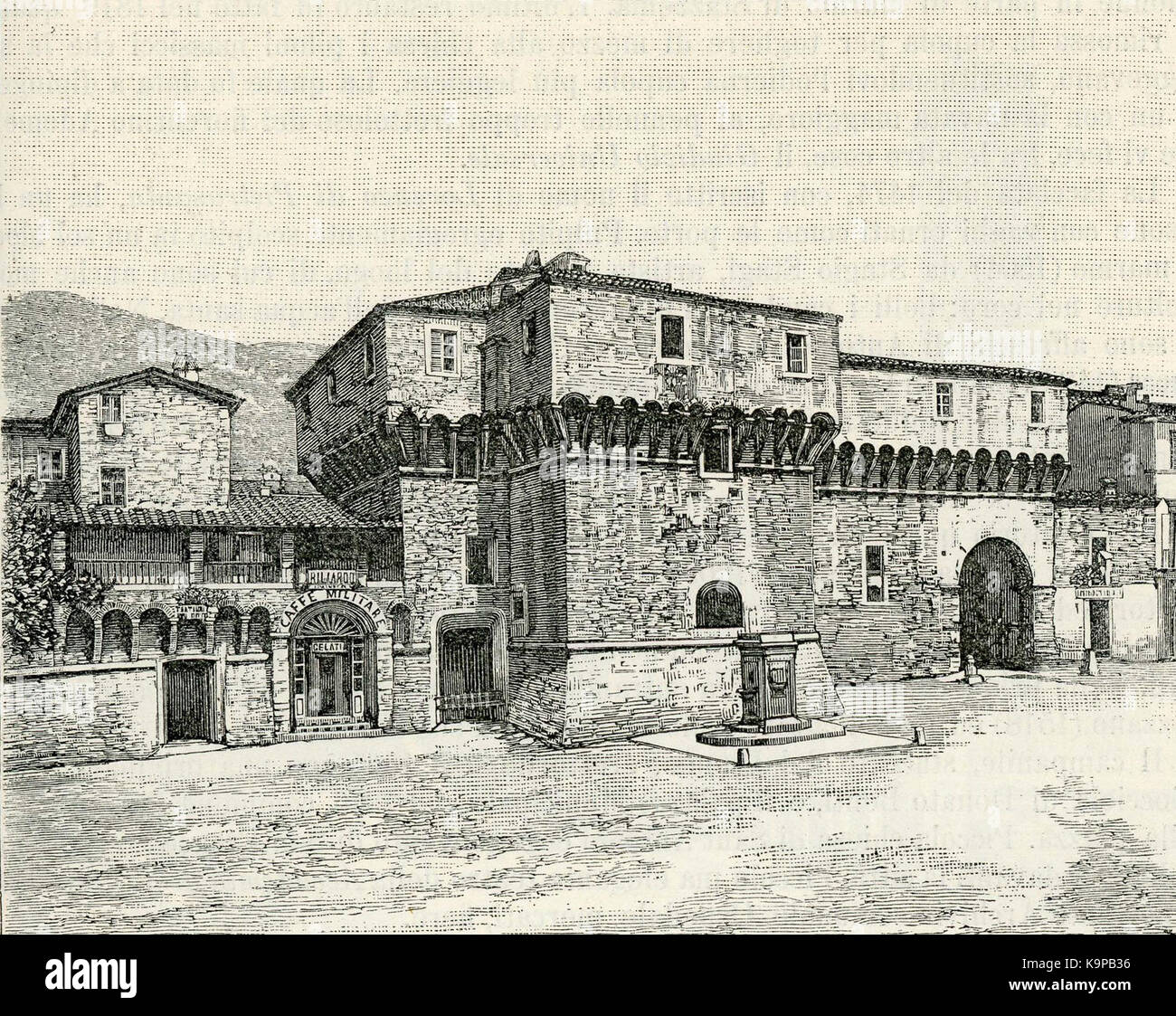 Pietrasanta le porte Foto Stock