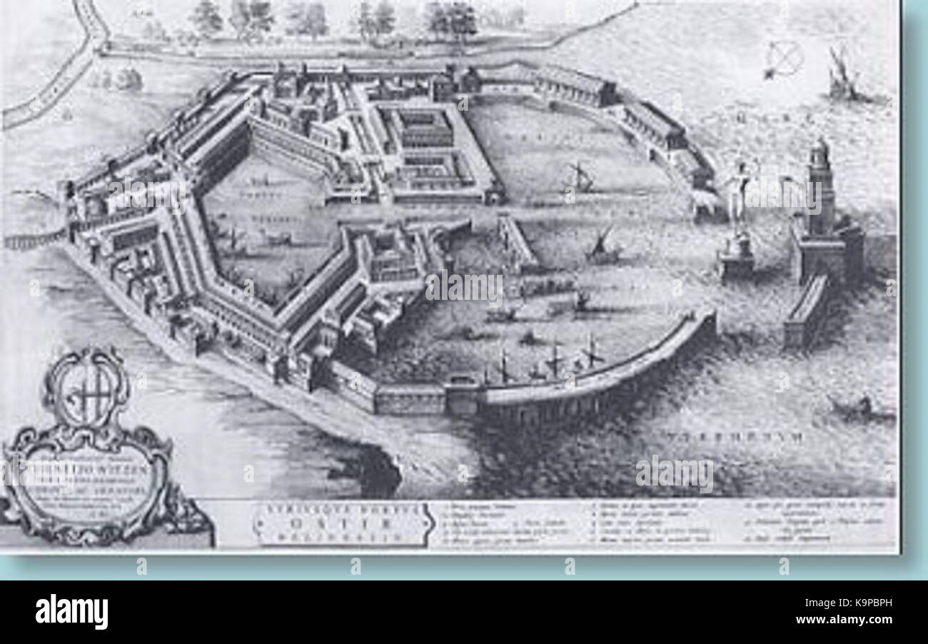 Ostia blaeu Foto Stock