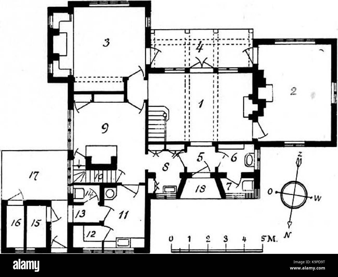 R.C. Rfi modello di casa Olympia Foto Stock