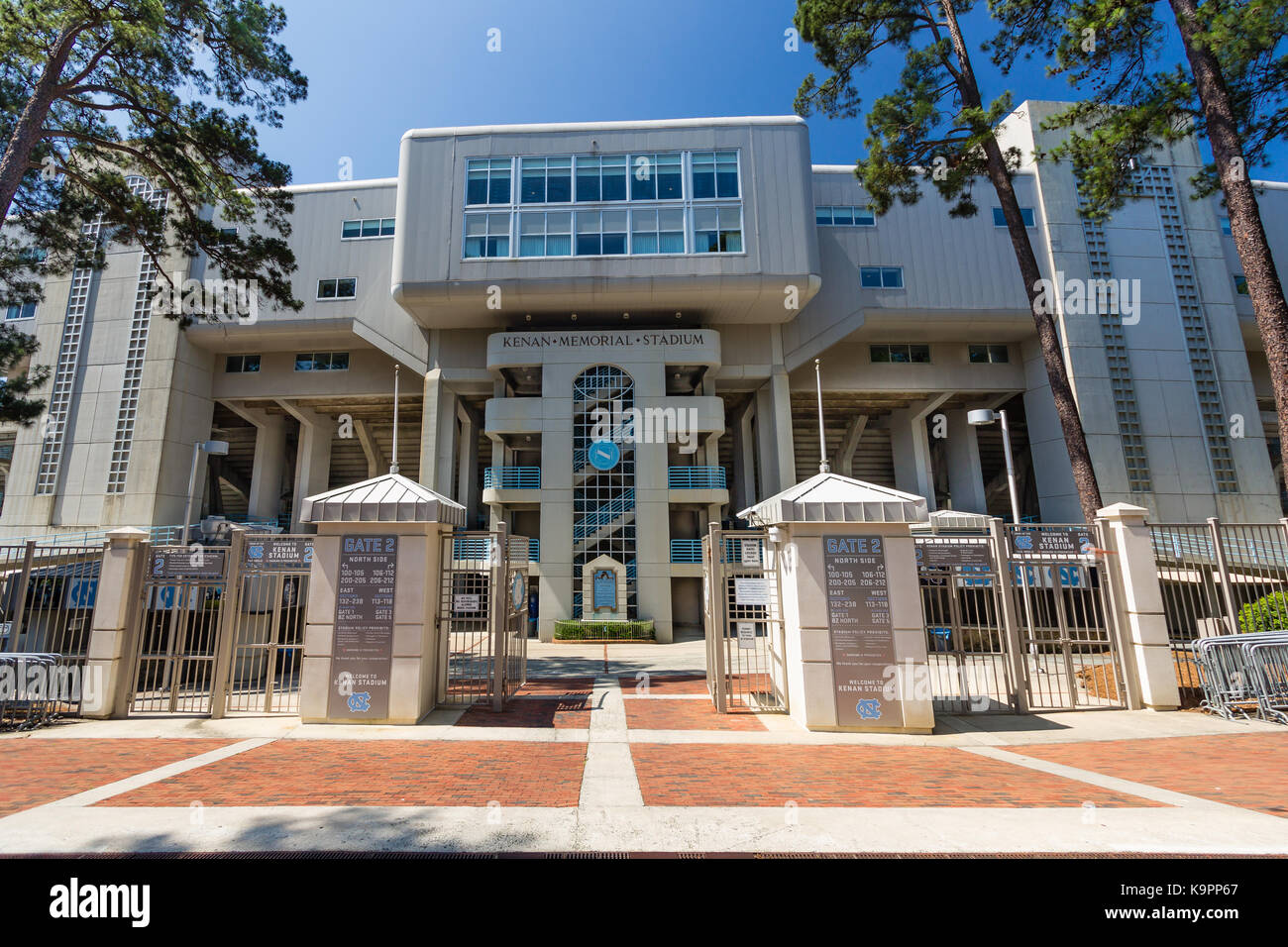 Kenan Memorial Stadium all'università di North Carolina a Chapel Hill a Chapel Hill, North Carolina. costruito nel 1928. Foto Stock