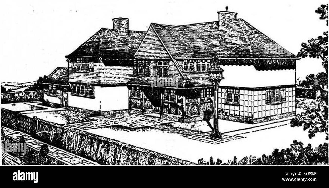 R.C. Rfi modello di casa di prospettiva di Olympia Foto Stock