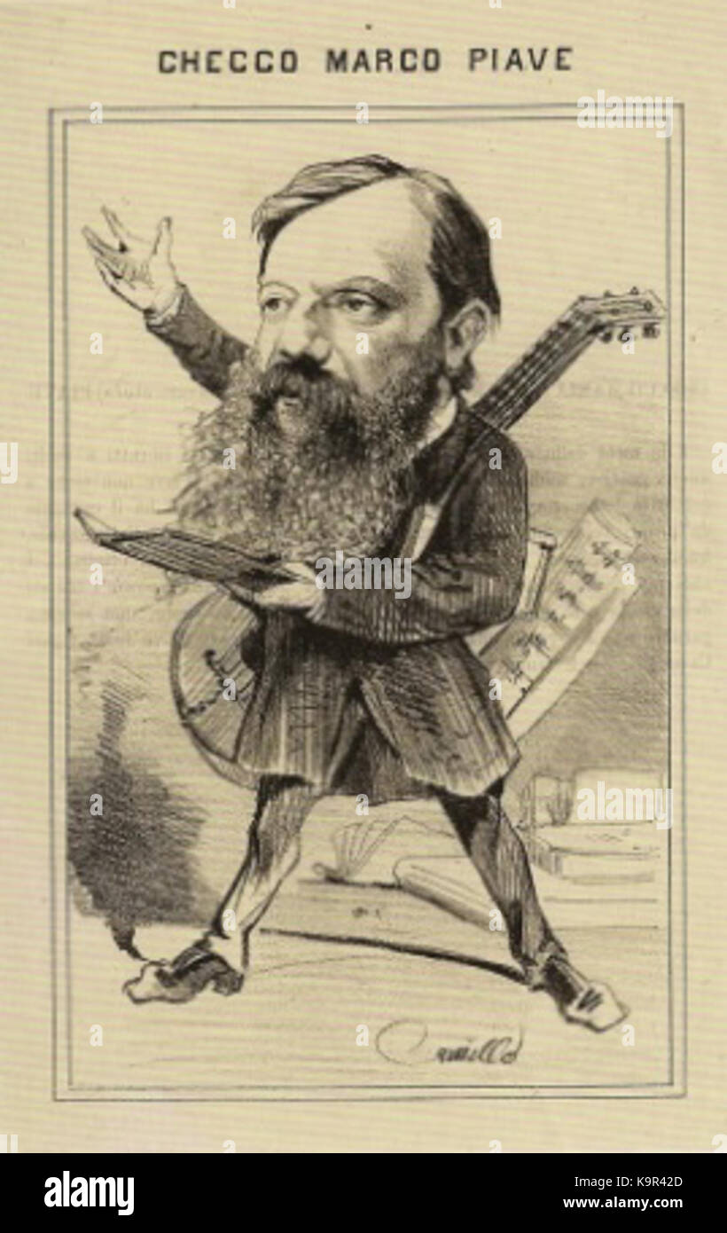 Piave caricatura Foto Stock