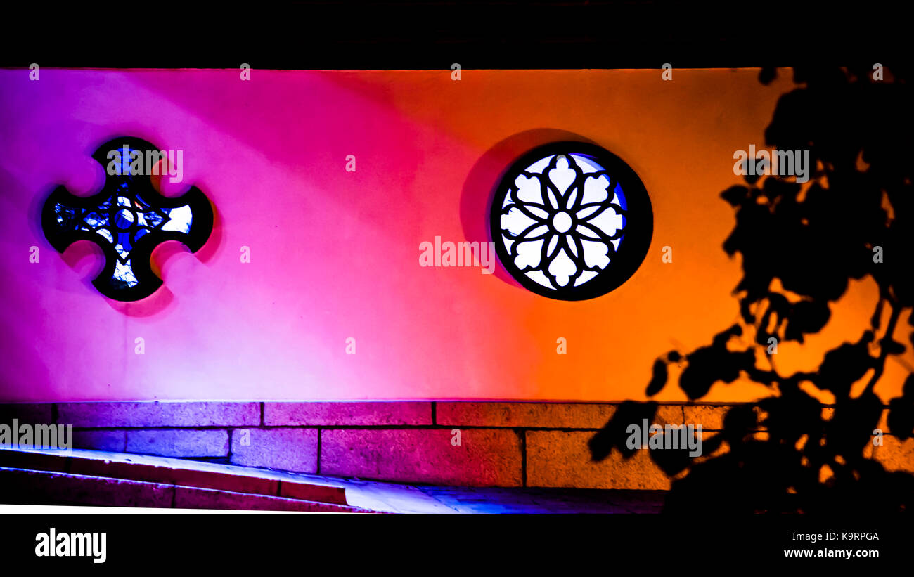 Giardino cinese in Montreal giardino botanico Foto Stock