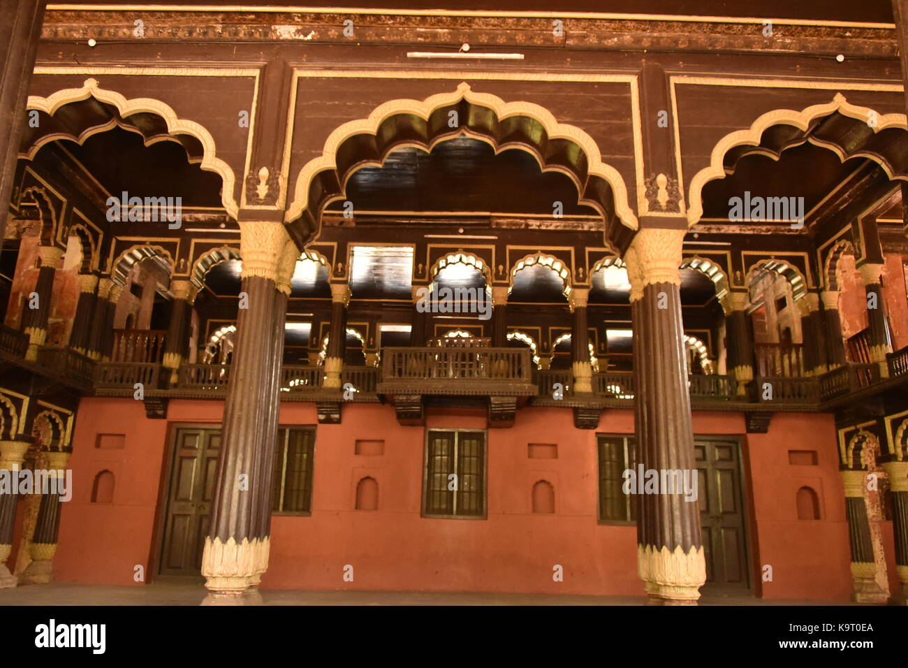 Tipu Sultan's Summer Palace, Bangalore Foto Stock