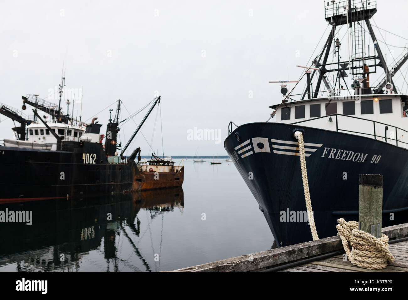 Fondata nel 1753 lunenburg, Nova Scotia, Canada è designato come sito patrimonio mondiale dell'unesco come pure un sito storico nazionale del Canada. Foto Stock