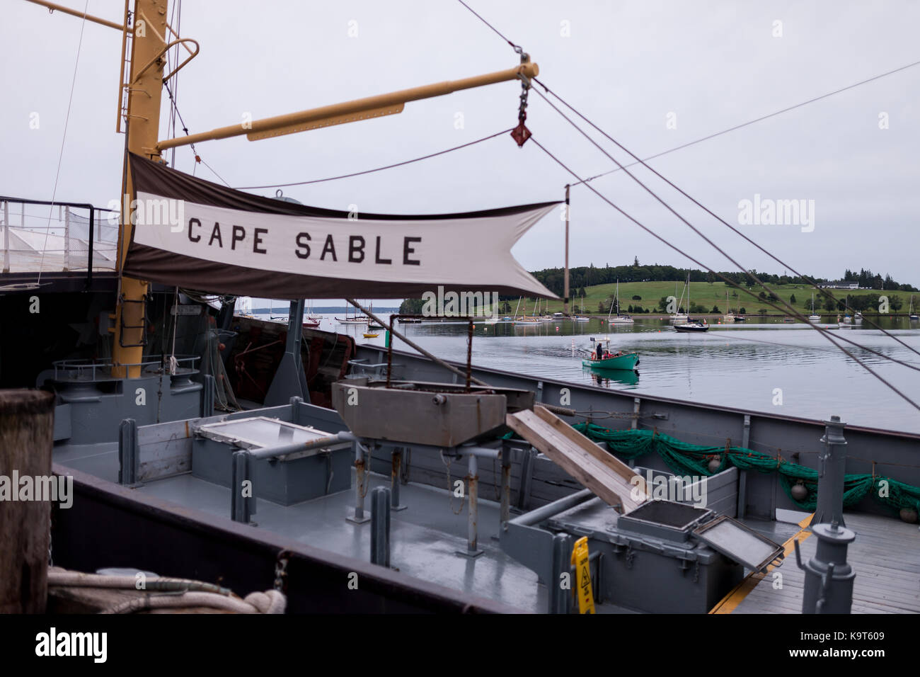 Fondata nel 1753 lunenburg, Nova Scotia, Canada è designato come sito patrimonio mondiale dell'unesco come pure un sito storico nazionale del Canada. Foto Stock