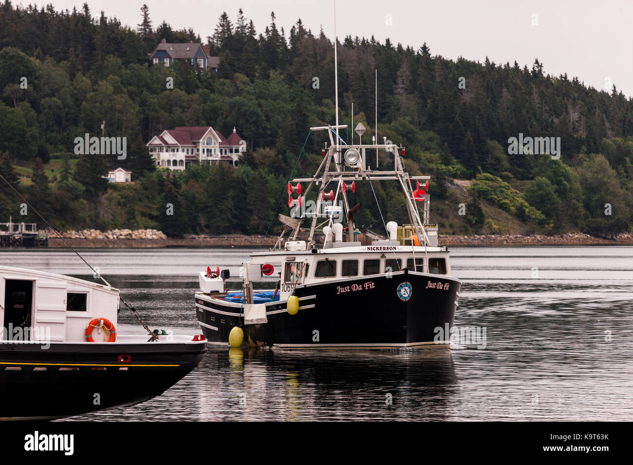 Fondata nel 1753 lunenburg, Nova Scotia, Canada è designato come sito patrimonio mondiale dell'unesco come pure un sito storico nazionale del Canada. Foto Stock