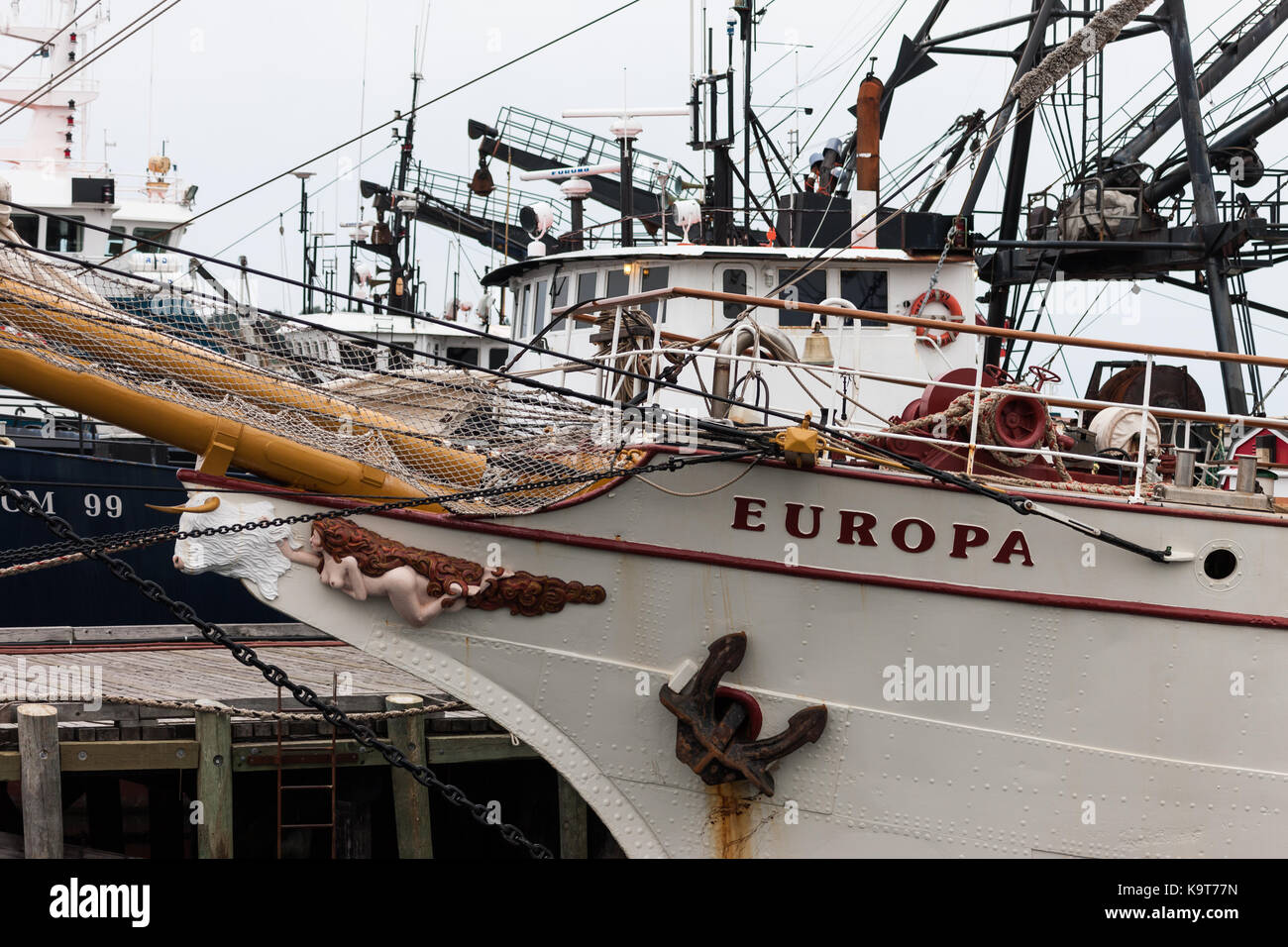 Fondata nel 1753 lunenburg, Nova Scotia, Canada è designato come sito patrimonio mondiale dell'UNESCO, il sito storico nazionale del Canada. Foto Stock