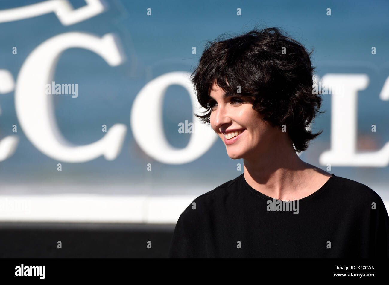 Paz Vega partecipa alla fotocellula Jaeger-LeCoultre "Premio del cinema latino" al Palazzo Kursaal il 23 settembre 2017 a San Sebastian, Spagna. Foto Stock