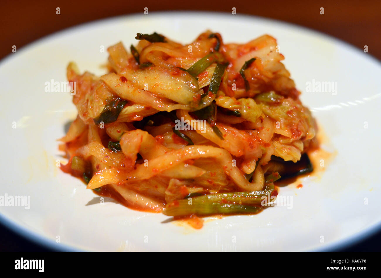 Kimchi è un tradizionale piatto di lato fatta da salate e le