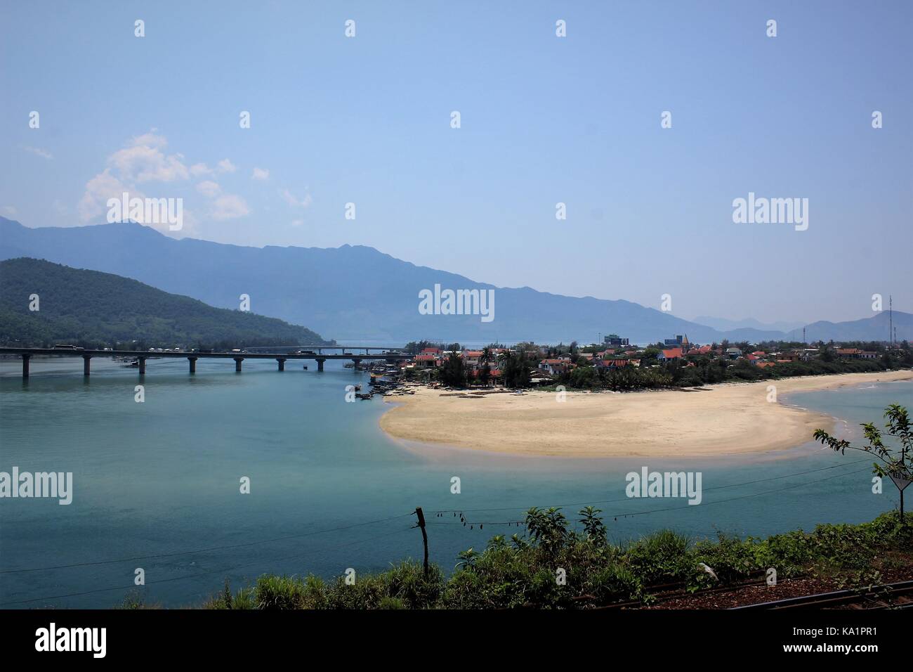 Giro un lagoon , il Vietnam Foto Stock