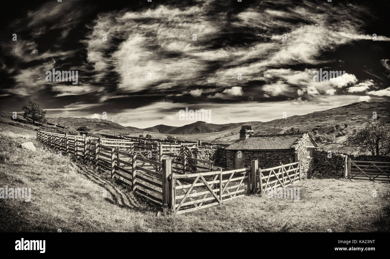 Amo questo posto circa a metà della lotta fuori di Ambleside. Ho fotografato prima ma è uno di quei posti che voglio fare di più con Foto Stock