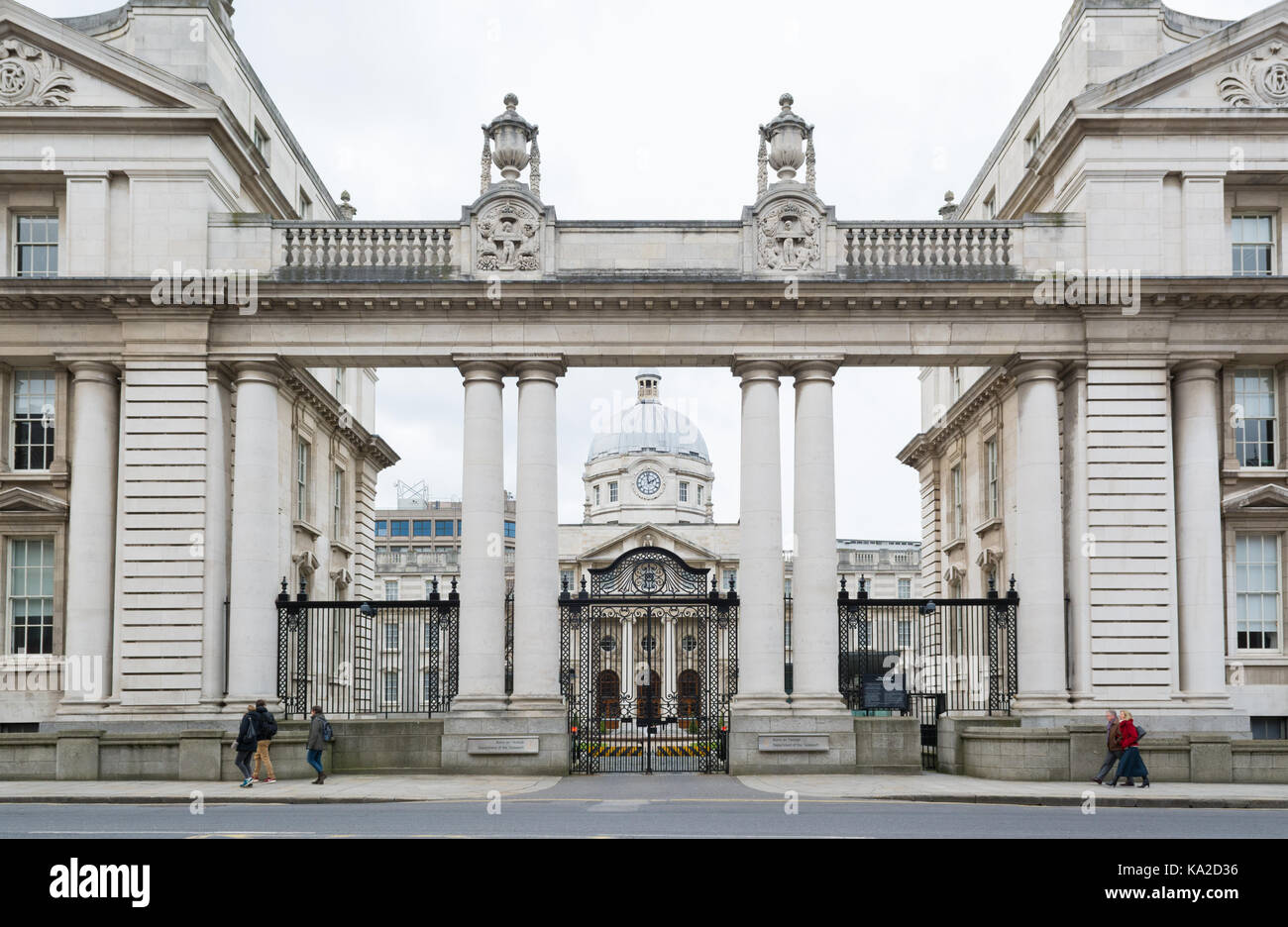 Edifici governativi, Dublino, Irlanda Foto Stock