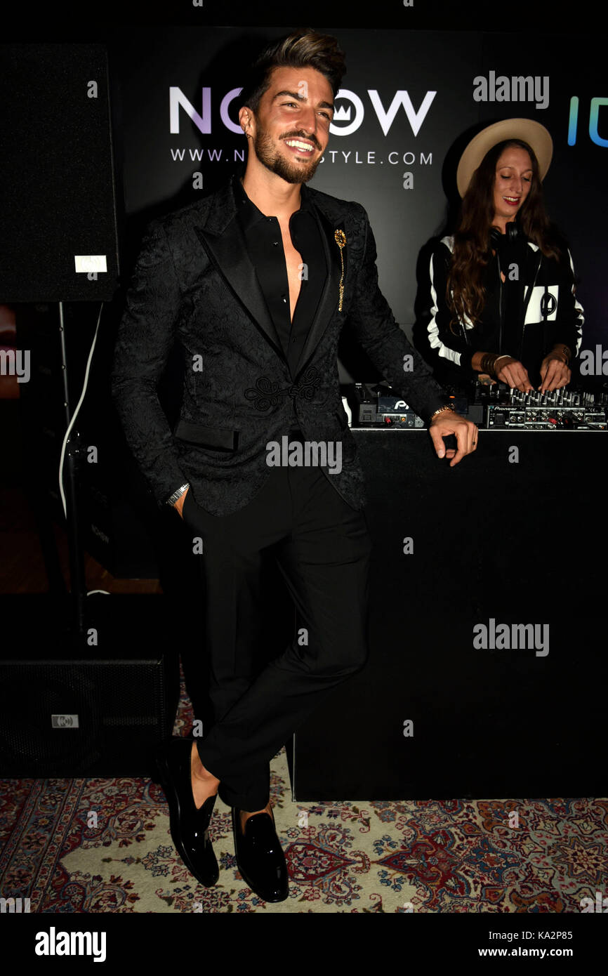 Milano, Italia. Xxv Sep, 2017. Milano, cocktail party da mariano di VAIO per il suo temporary shop - in mariano Photo credit: indipendente Agenzia fotografica/alamy live news Foto Stock