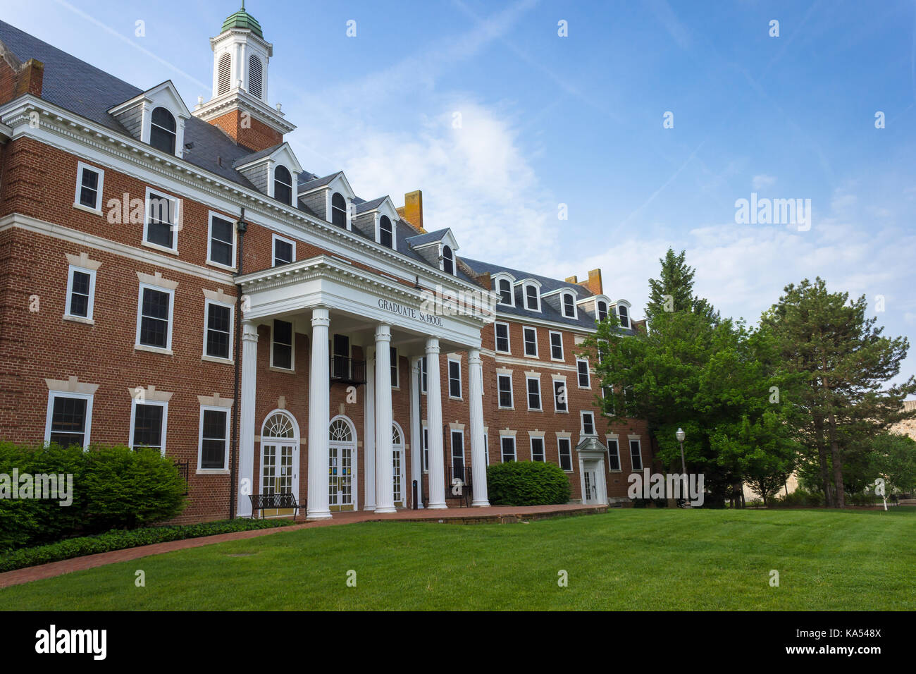 Laureato Centro di vita a Virginia Tech University di Blacksburg, Virginia. costruito nel 1935 Foto Stock