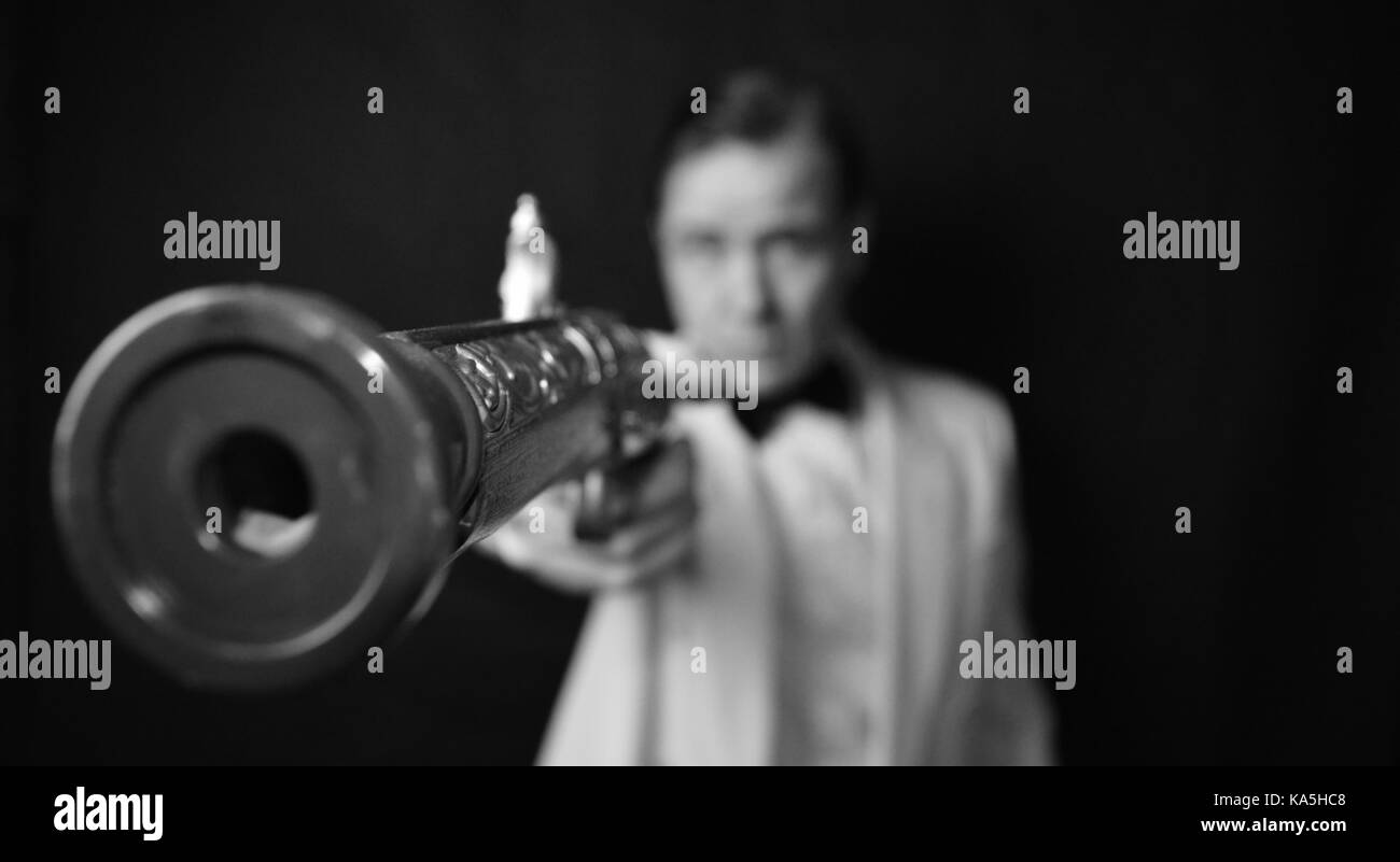 Agente segreto legame Foto Stock