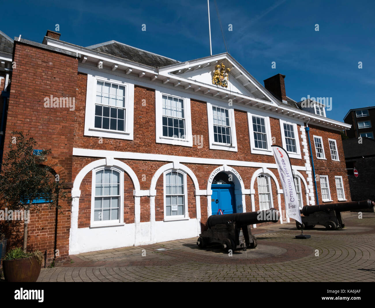 Il Custom House, Exeter Devon, Inghilterra, Regno Unito. Foto Stock