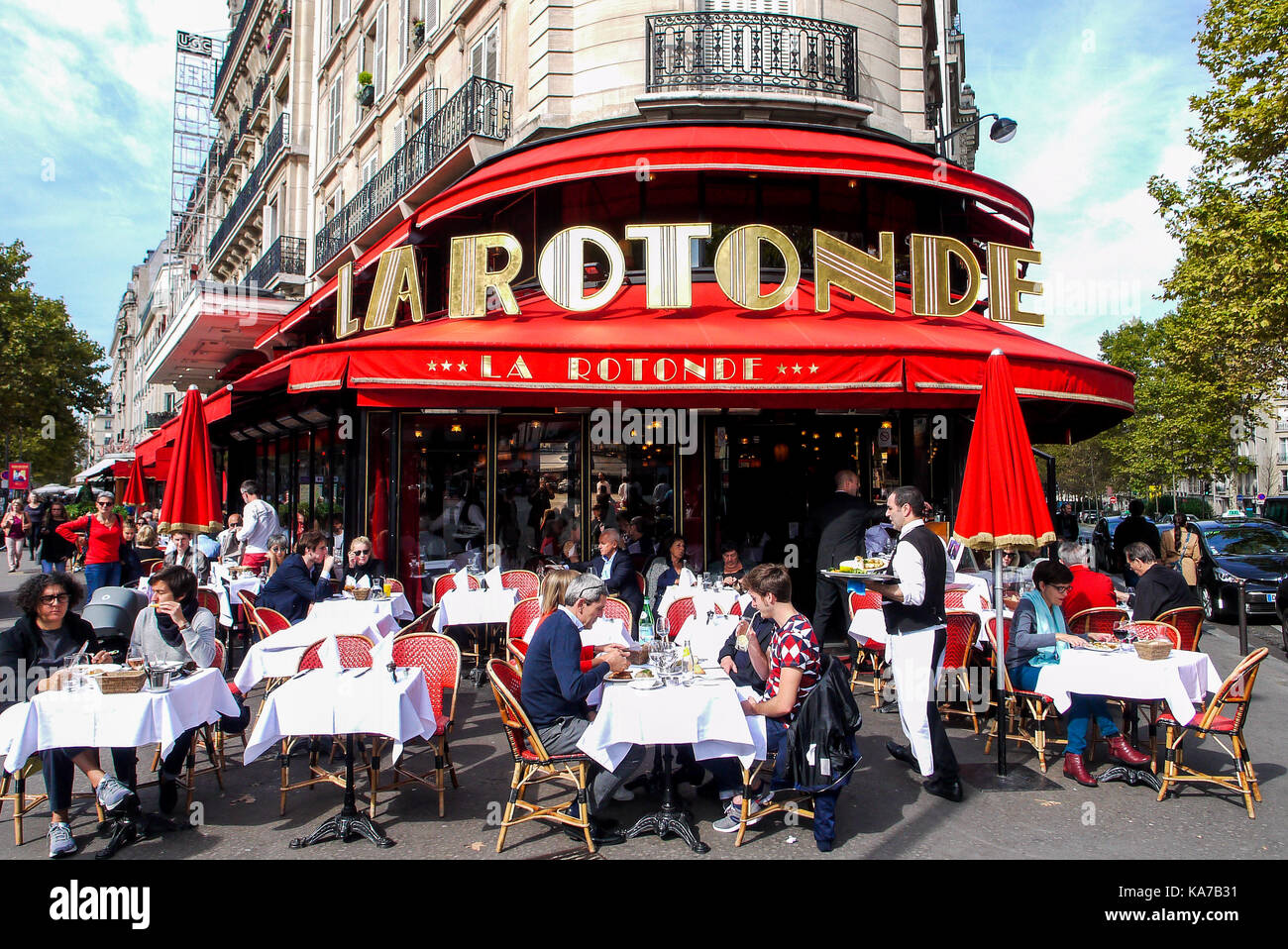 Il ristorante La Rotonde, Parigi, Francia Foto stock - Alamy