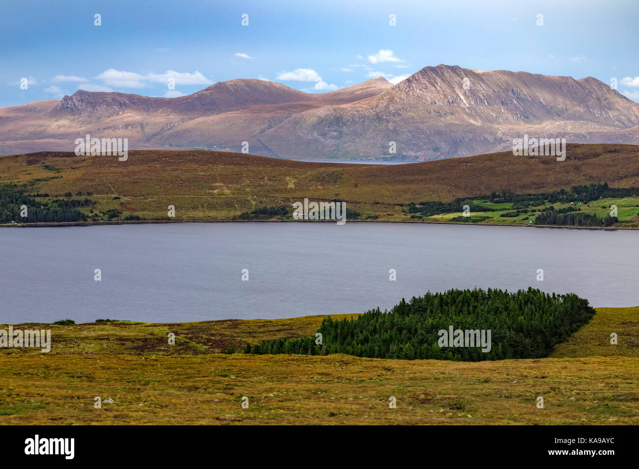 Little Loch Broon, Highlands, Scozia, Regno Unito Foto Stock