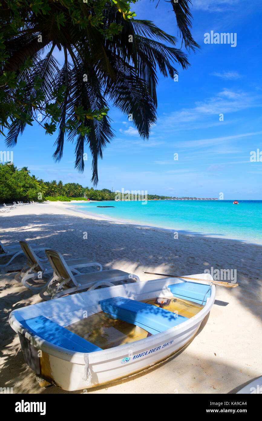 Maldive Beach - Atollo Rasdhoo, Maldive, Asia Foto Stock