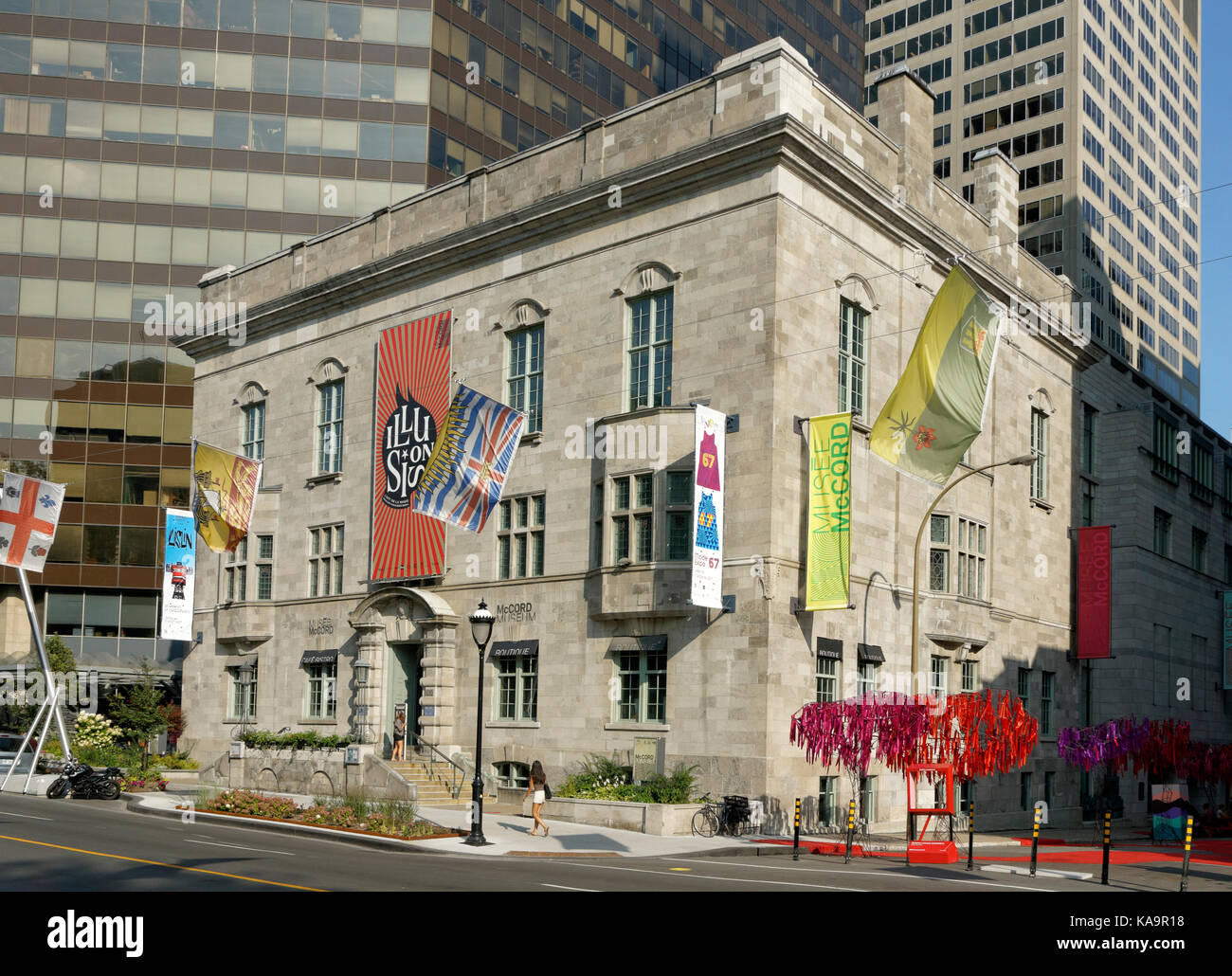 La McCord Museum o Musée McCord storia canadese museo su Sherbrooke Street West nel centro cittadino di Montreal, Quebec, Canada Foto Stock