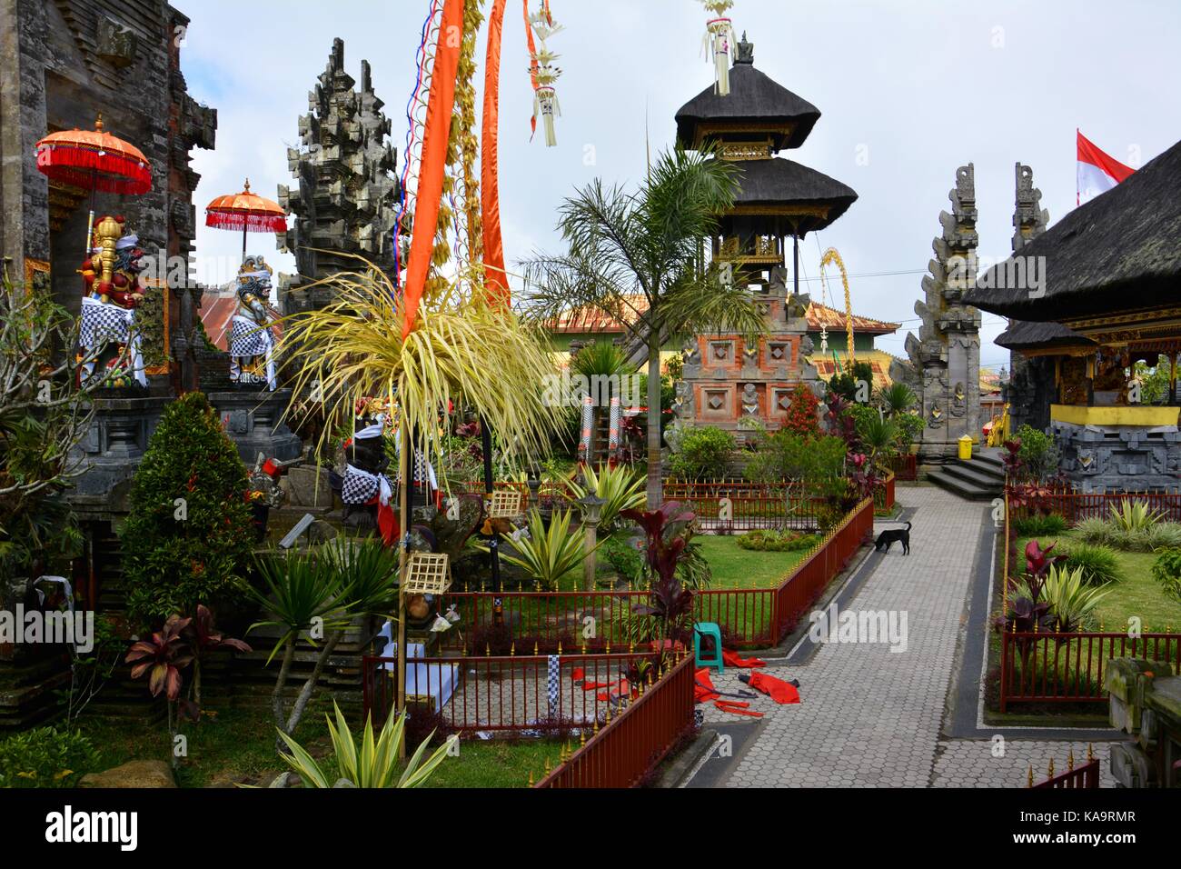 Pura Batur, Kintamani tempio sul Monte Batur Bali Foto Stock