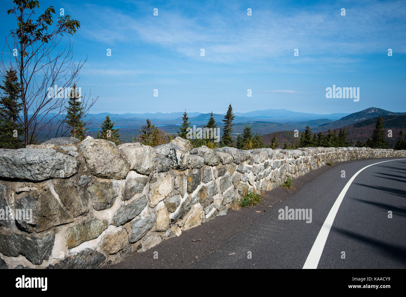 Viste Whiteface Veterans Memorial Highway Foto Stock