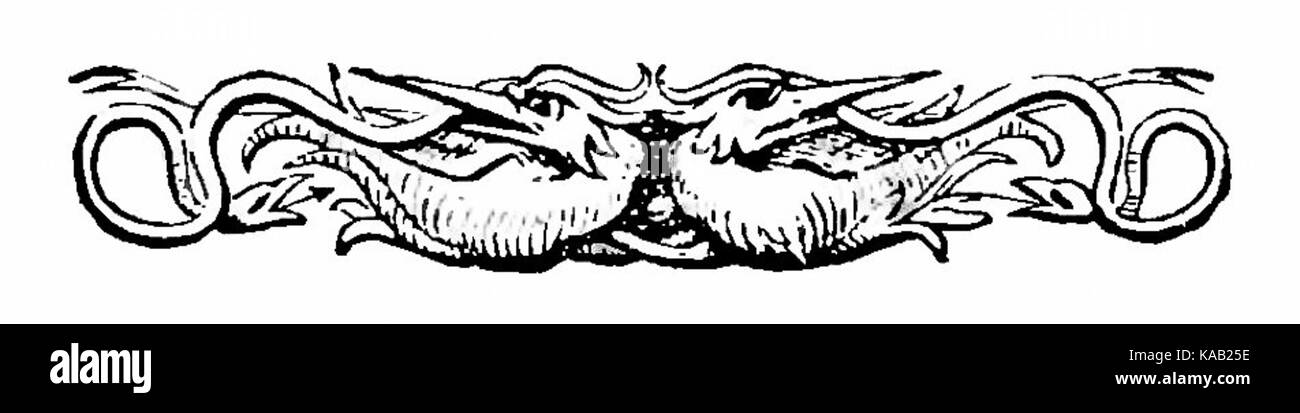 Tabella dei contenuti voce ornamento, il giardino di Eden (Doughty), pagina 7 Foto Stock