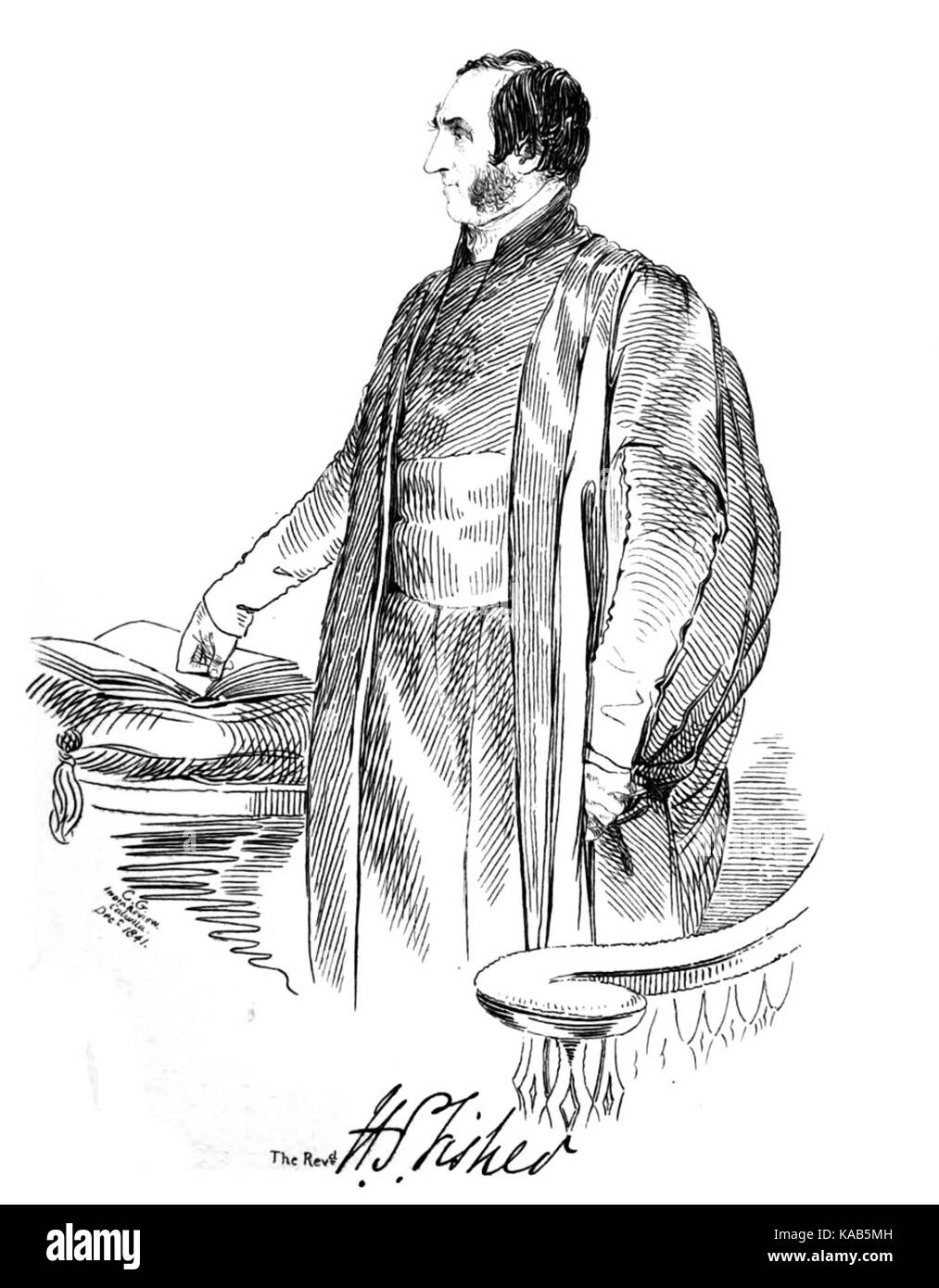 Rev Henry Fisher Foto Stock