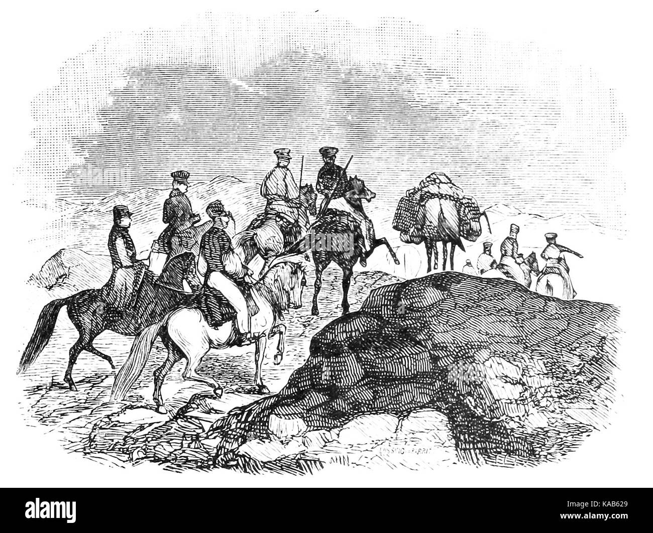 Returningfromthefairp283 Foto Stock