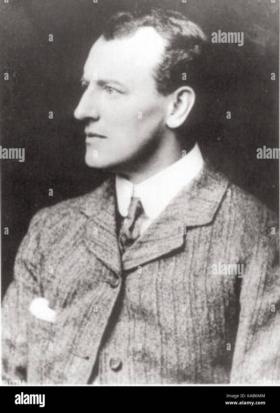 Un riferimento a Sidney Edward Paget, un illustratore inglese famoso per le sue raffigurazioni di Sherlock Holmes in The Strand Magazine. Foto Stock